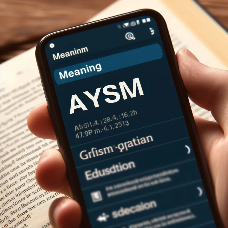 AYSM Meaning